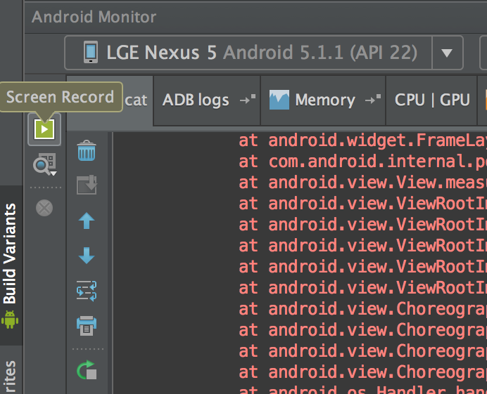 Screen Record in Android Studio
