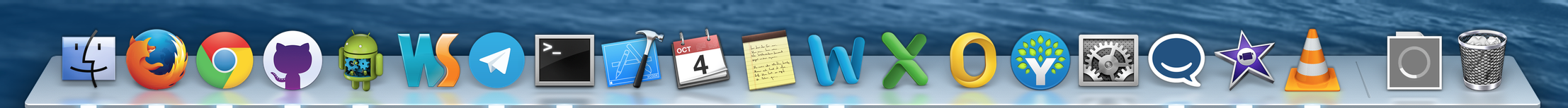 Clean Mac OS X Dock