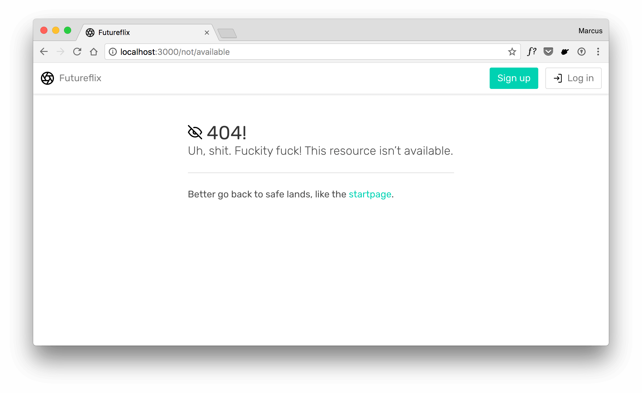 custom 404 error handler and view